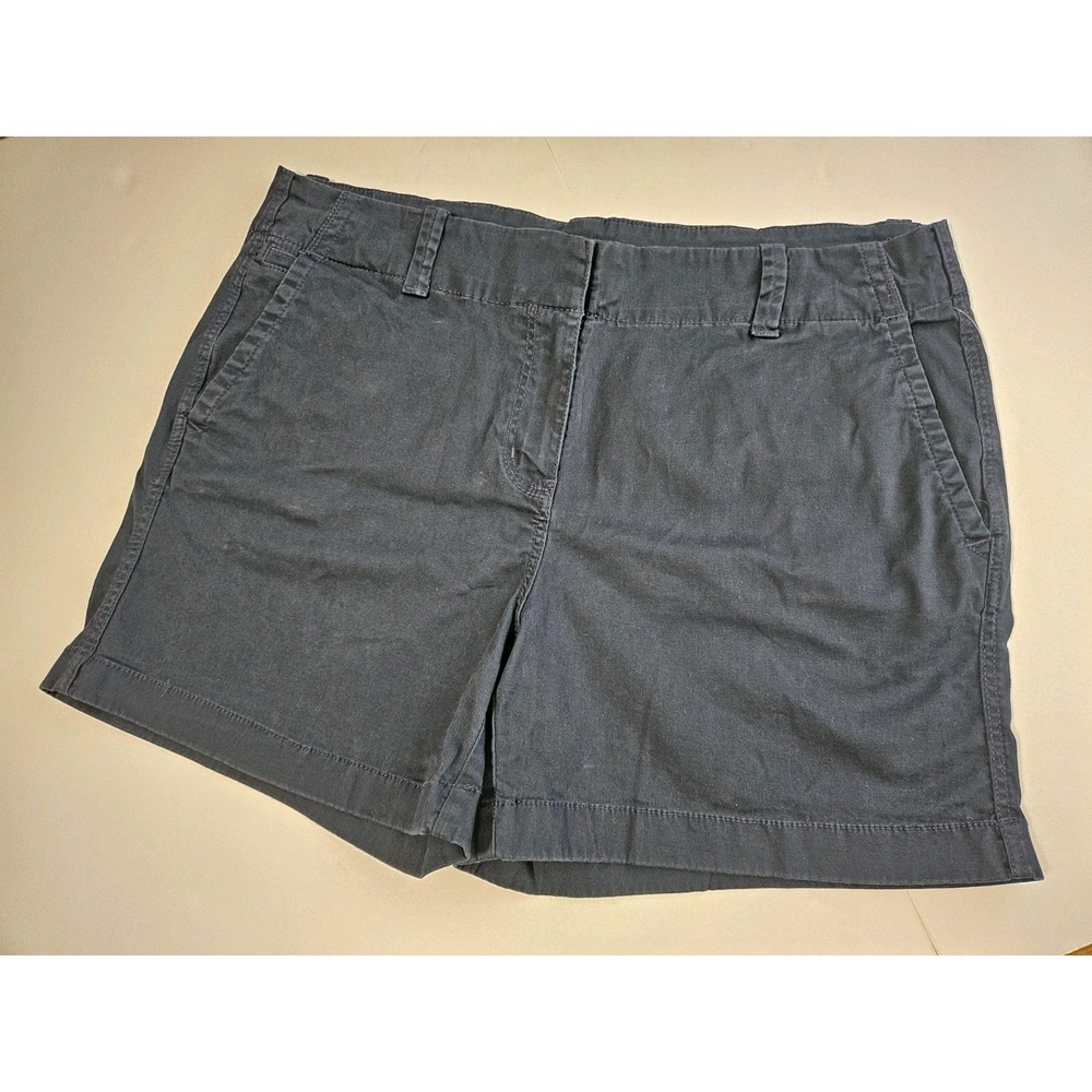 Vineyard Vines Womens Everyday Chino Navy Blue Size 12 Shorts 98% Cotton